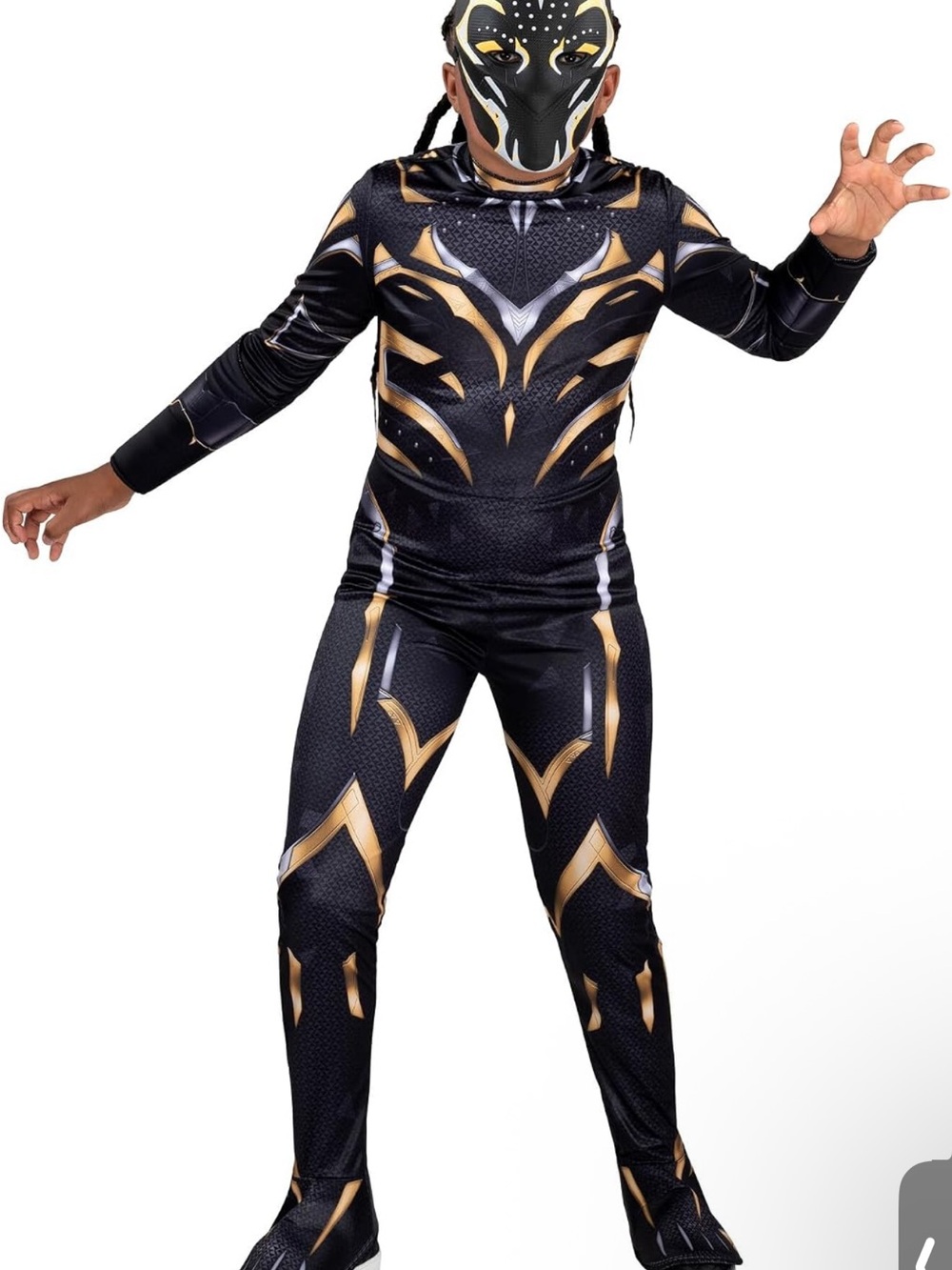 Kids Black Panther Costume with Mask
